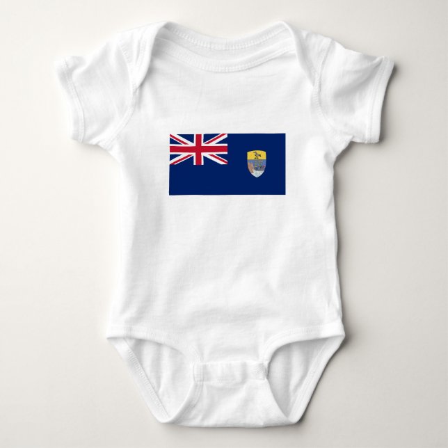 Saint Helena Flag Baby Bodysuit (Front)