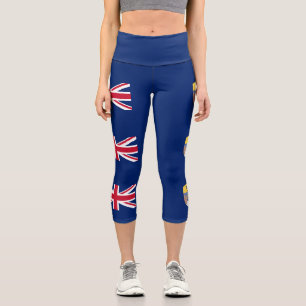 Saint Helena Flag Capri Leggings