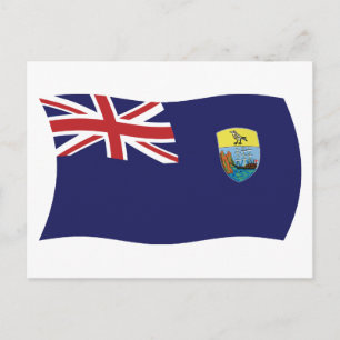 Saint Helena Flag Postcard