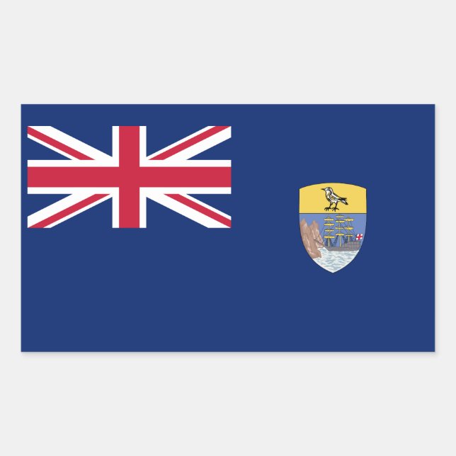 Saint Helena Flag Rectangular Sticker (Front)