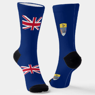Saint Helena Flag Socks