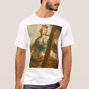 Saint Helena of Constantinople with cross T-Shirt