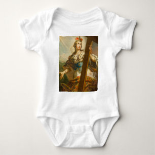Saint Helena with the True Cross Sacred Art Baby Bodysuit