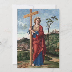 Saint Helena with the True Cross Sacred Art Holiday Card