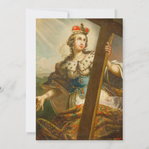 Saint Helena with the True Cross Sacred Art Invitation