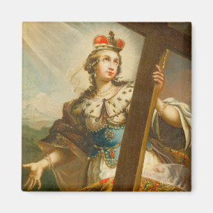 Saint Helena with the True Cross Sacred Art Magnet