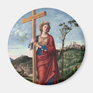 Saint Helena with the True Cross Sacred Art Magnet