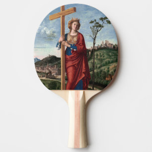 Saint Helena with the True Cross Sacred Art Ping Pong Paddle