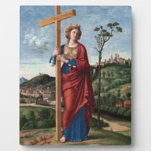 Saint Helena with the True Cross Sacred Art Plaque