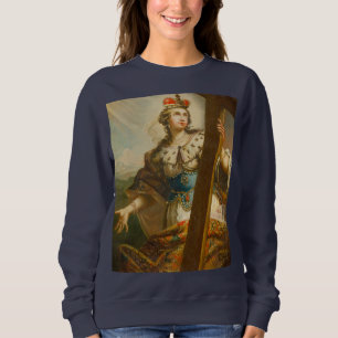Saint Helena with the True Cross Sacred Art Sweatshirt