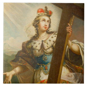 Saint Helena with the True Cross Sacred Art Tile