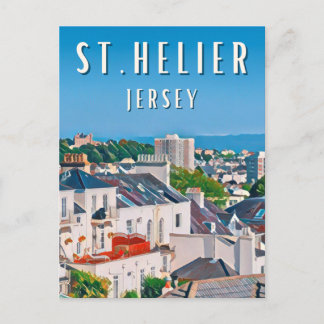 Saint Helier, a dynamic coastal city Postcard