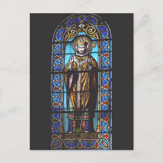 Saint Hilary of Poitiers Postcard (Front)