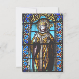 Saint Hilary of Poitiers Premium Holy Card