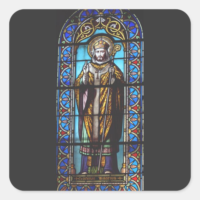 Saint Hilary of Poitiers Square Sticker (Front)