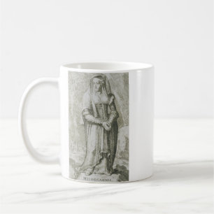 Saint Hildegard of Bingen Medieval Mystic Art Coffee Mug