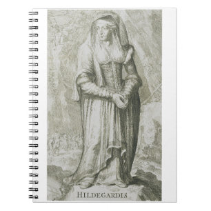 Saint Hildegard of Bingen Medieval Mystic Art Notebook