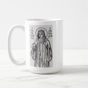 Saint Hildegard of Bingen Medieval Mystic Coffee Mug