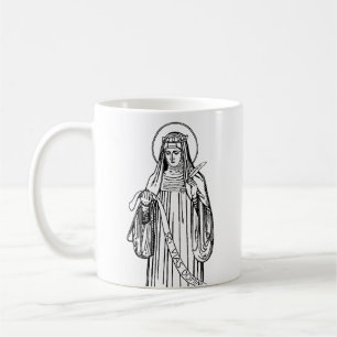Saint Hildegard of Bingen Medieval Mystic Coffee Mug