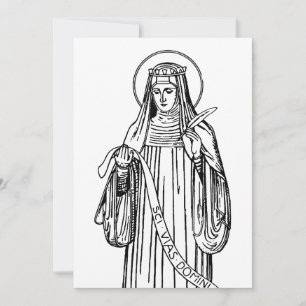Saint Hildegard of Bingen Medieval Mystic Invitation
