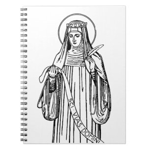Saint Hildegard of Bingen Medieval Mystic Notebook