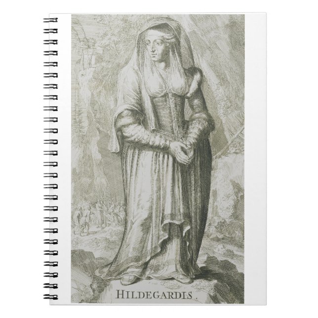 Saint Hildegard of Bingen Medieval Mystic Notebook (Front)
