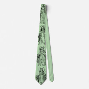Saint Hildegard of Bingen Medieval Mystic Tie