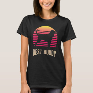 Saint Hubert's Dog Bloodhound Retro 18 T-Shirt