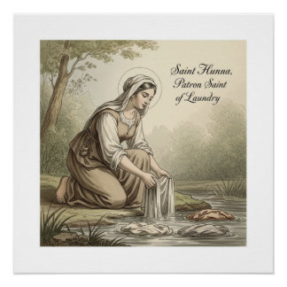 Saint Hunna, Patron Saint of Laundry Poster