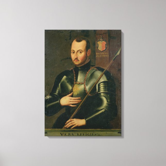 Saint Ignatius of Loyola Canvas Print (Front)