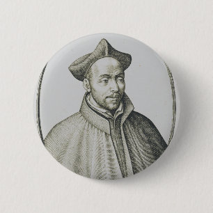 Saint Ignatius of Loyola Founder of the Jesuits 6 Cm Round Badge