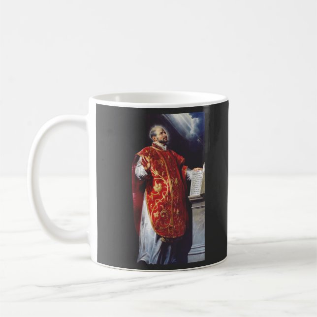 Saint Ignatius of Loyola Founder of the Jesuits Coffee Mug (Left)
