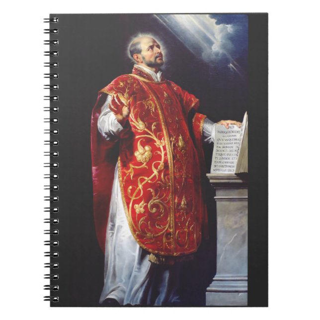 Saint Ignatius of Loyola Founder of the Jesuits Notebook (Front)