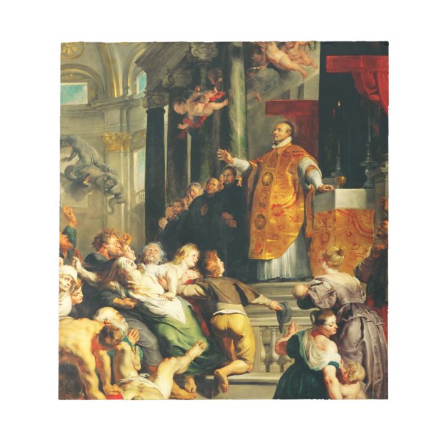Saint Ignatius of Loyola Founder of the Jesuits Notepad (Front)
