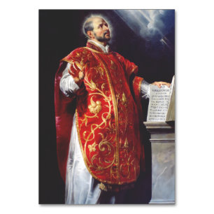 Saint Ignatius of Loyola Founder of the Jesuits Table Number