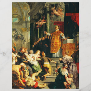 Saint Ignatius of Loyola Sacred Icon Fine Art Flyer