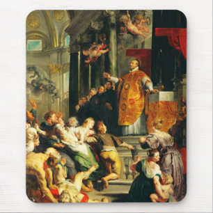 Saint Ignatius of Loyola Sacred Icon Fine Art Mouse Mat