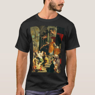 Saint Ignatius of Loyola Sacred Icon Fine Art T-Shirt