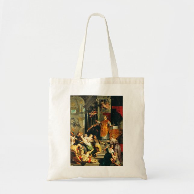 Saint Ignatius of Loyola Sacred Icon Fine Art Tote Bag (Front)