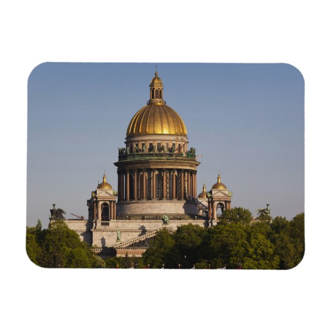 Saint Isaac Cathedral, from the Neva River Magnet (Horizontal)