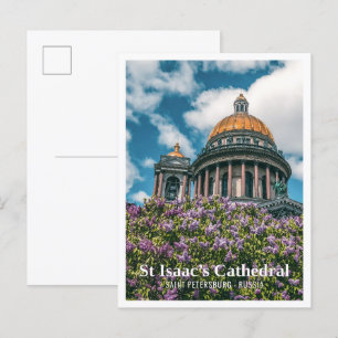 Saint Isaac's Cathedral Saint Petersburg Russia Postcard