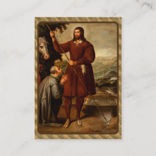 Saint Isidore the Farmer Laborer Religious Prayer  Enclosure Card