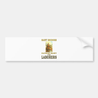 SAINT ISODORE BUMPER STICKER