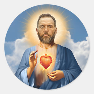 Saint Jack Smith Prayer Candle Classic Round Sticker