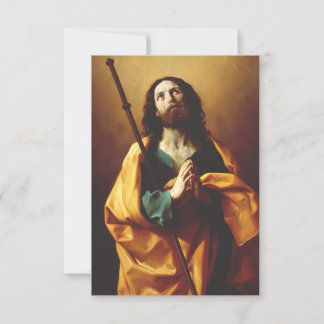 Saint James the Great by Guido Reni Holy Card