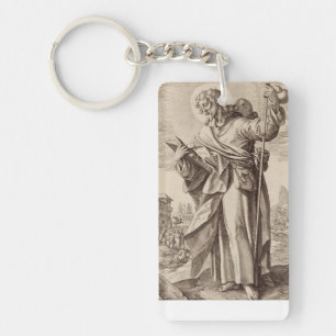 Saint James the Great one of Twelve Apostles Key Ring