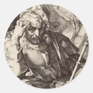 Saint James the Great the Apostle Classic Round Sticker