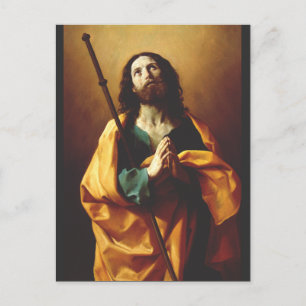 Saint James the Greater by Guido Reni Art Postcard