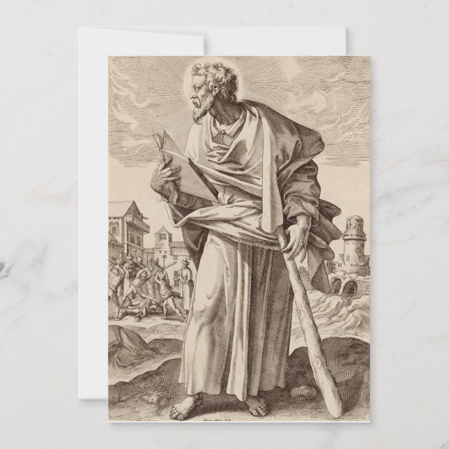 Saint James the Less son of Alphaeus Invitation (Front)