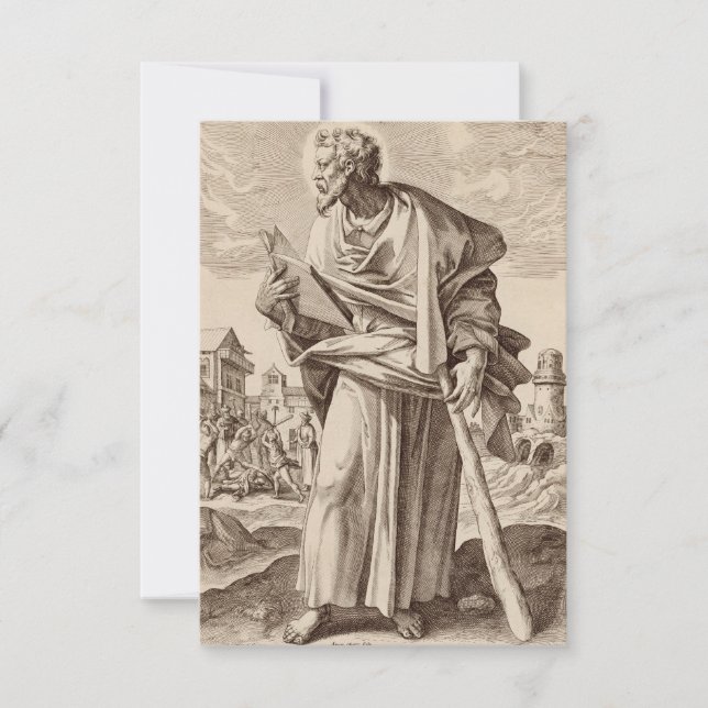 Saint James the Less son of Alphaeus Thank You Card (Front)